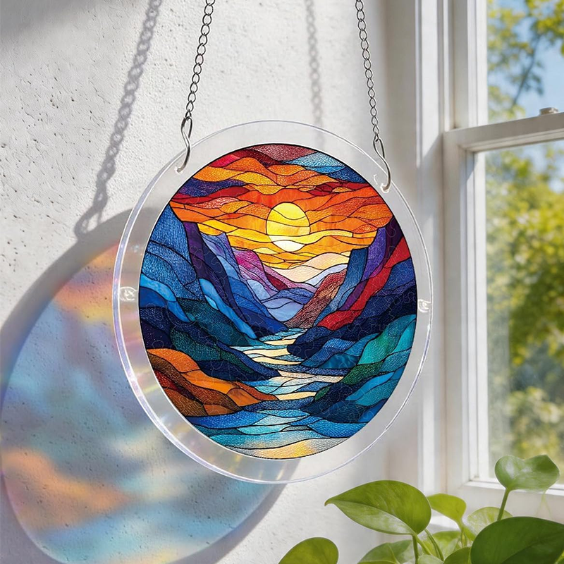 Acryl puzzel raamdecoratie (zonnevanger)