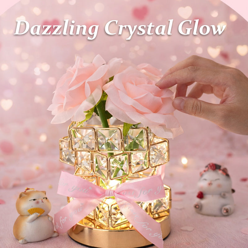 🌈 LumiCrystal Glow Cube Lamp – Elegant nachtlampje met kristallen touch-effect 💎