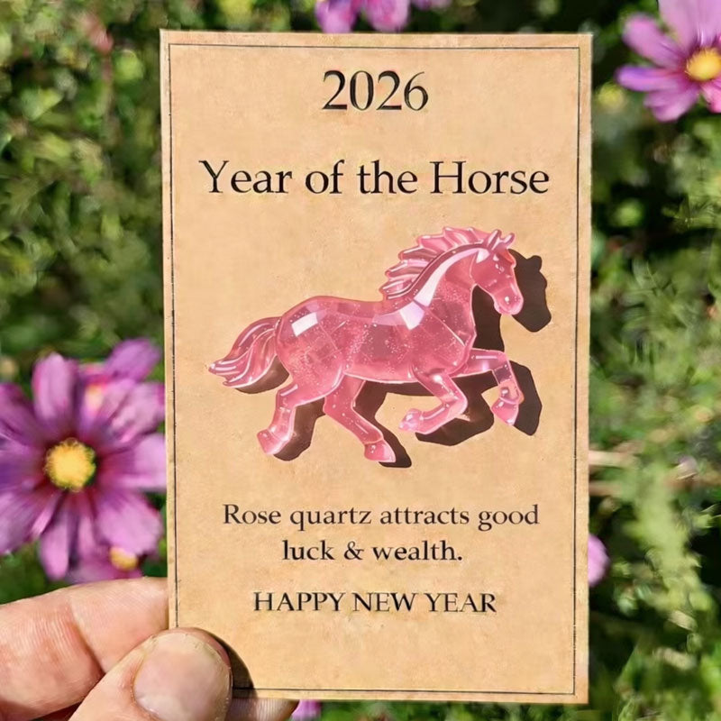 🐎 Kristallen zegenkaart voor het Jaar van het Paard 2026