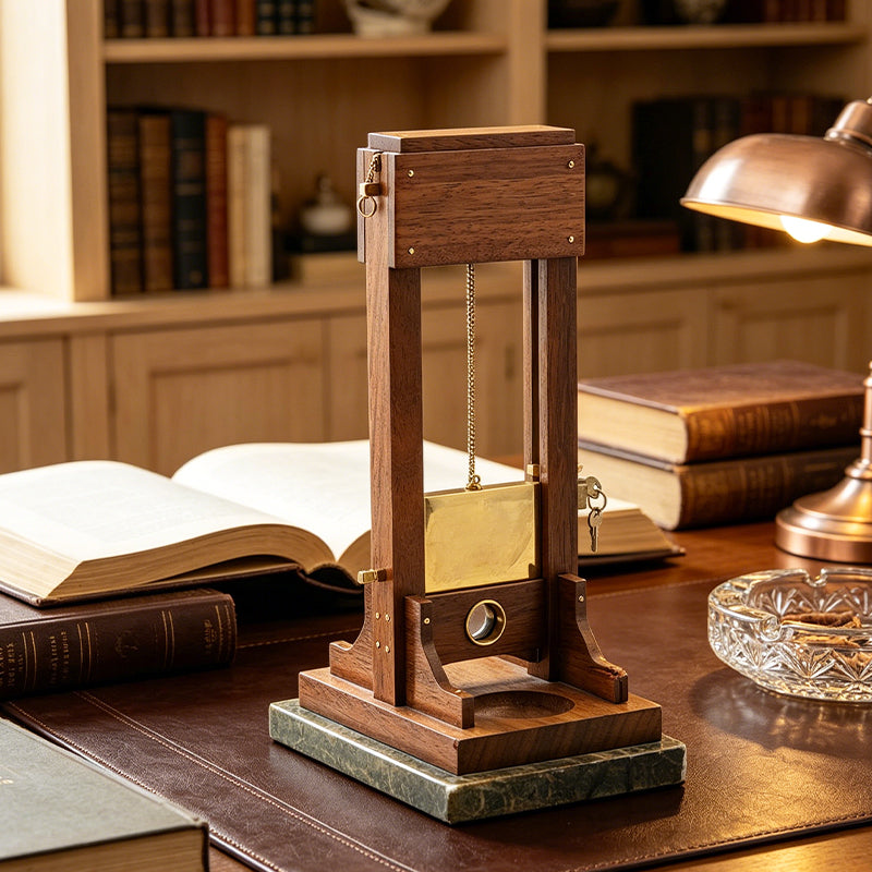 Luxe sigarenknipper voor op het bureau | Unieke guillotine-stijl trimmer