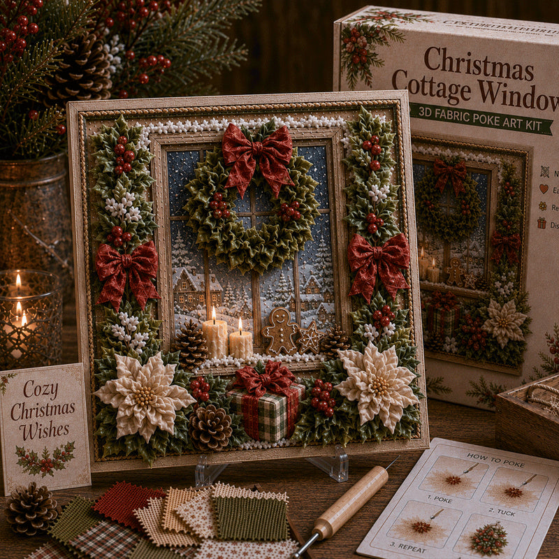 🎁 3D Kerststof Prikkunstset