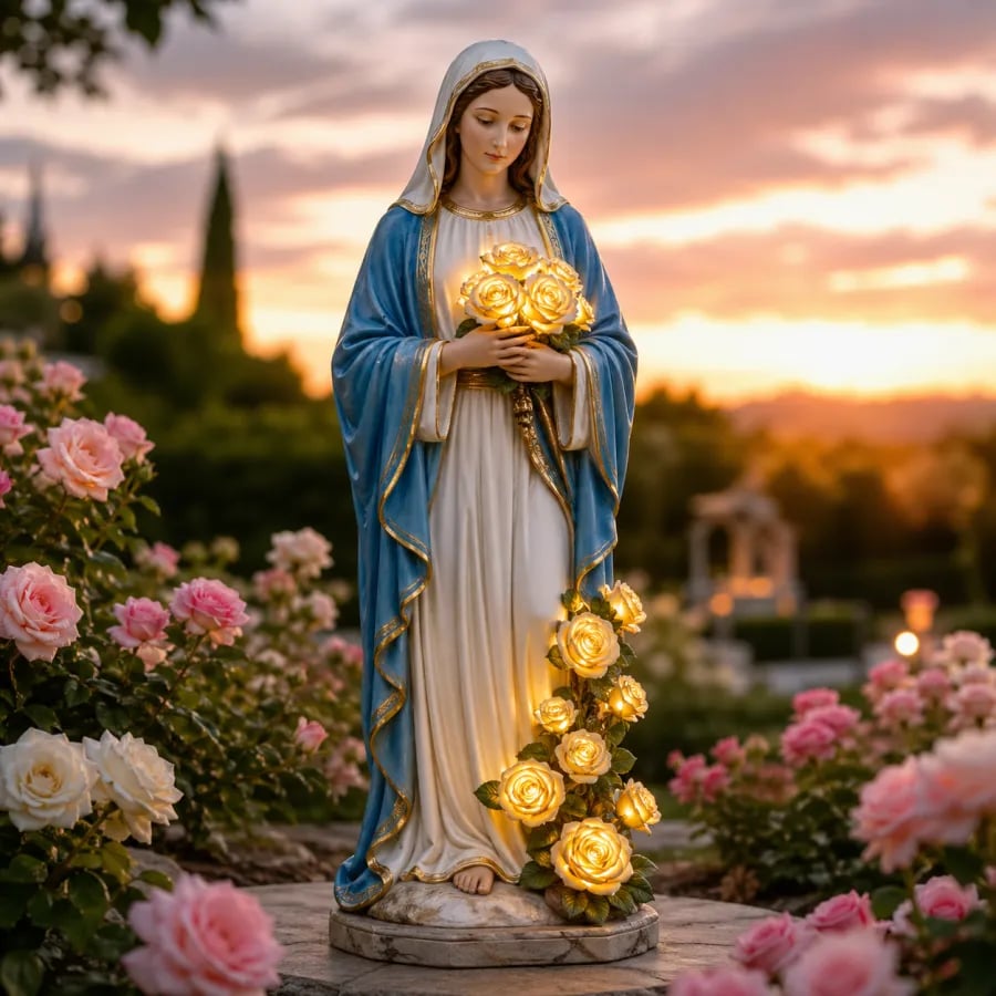 💗Licht van de Maagd Maria-tuin