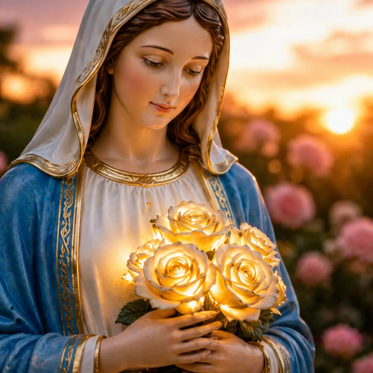 💗Licht van de Maagd Maria-tuin