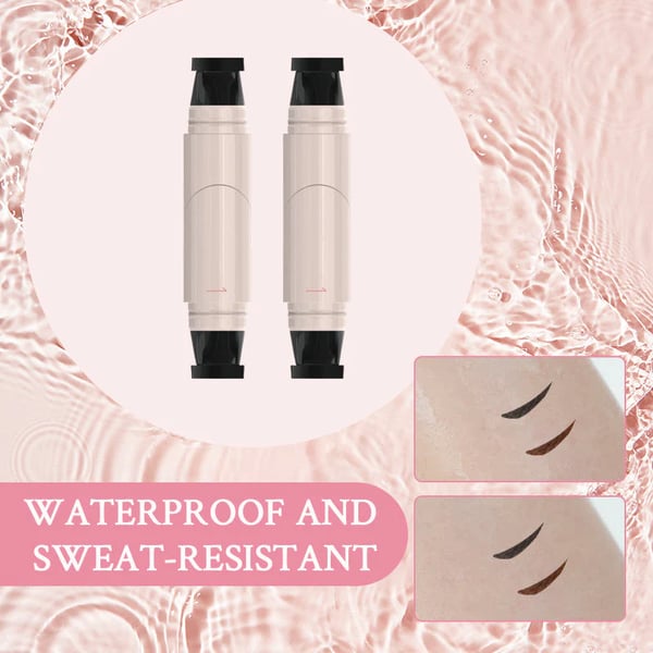 Alles-in-één intrekbare eyeliner-stempelpen