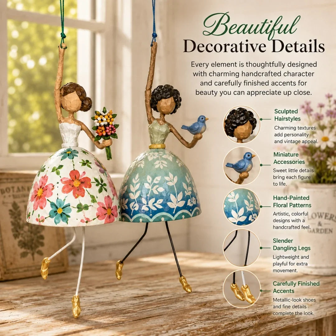 ✨Speelse dansende dame hangdecoratie