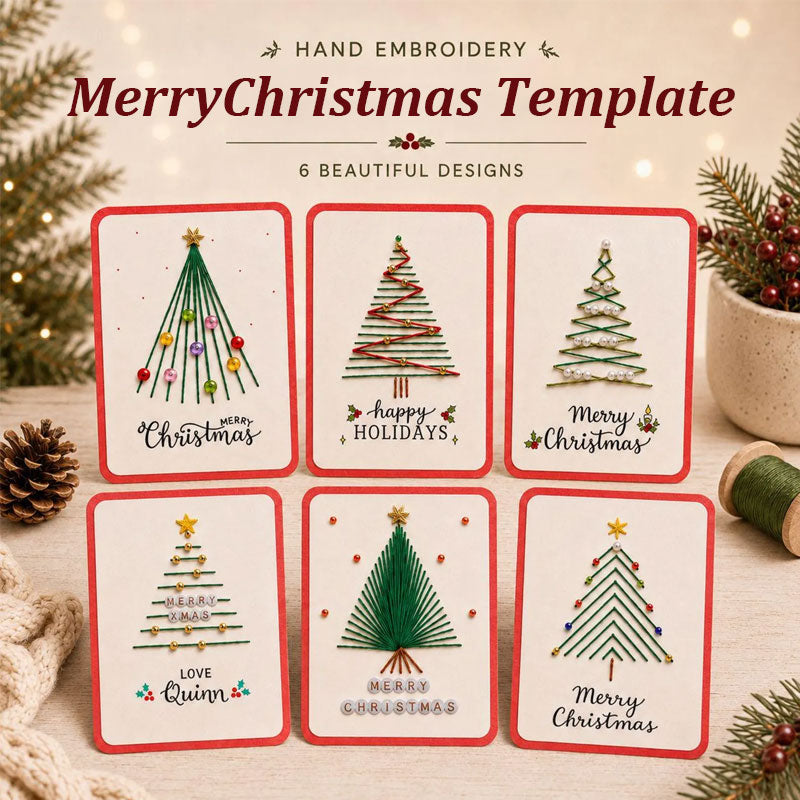 🎄🧵 Kerstkaart met touwkunst (DIY-kit)