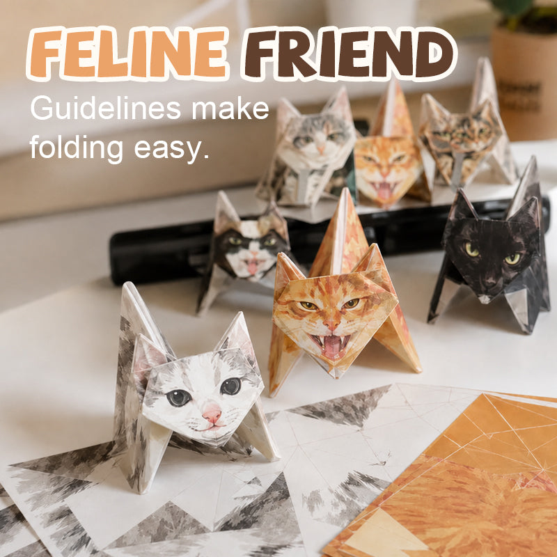 3D Cat Origami