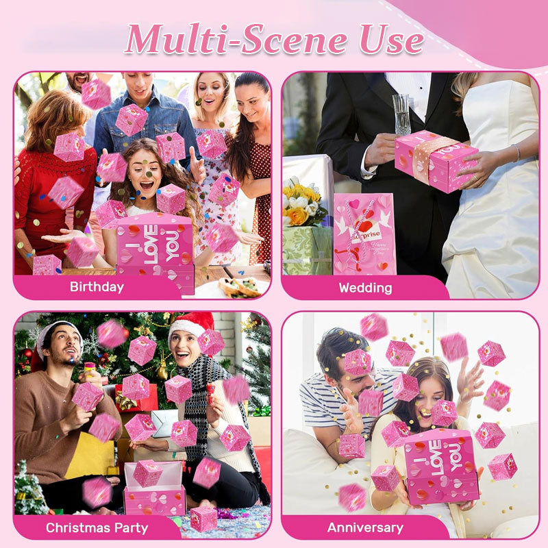 💖 Valentijnsverrassing pop-up cadeaubox