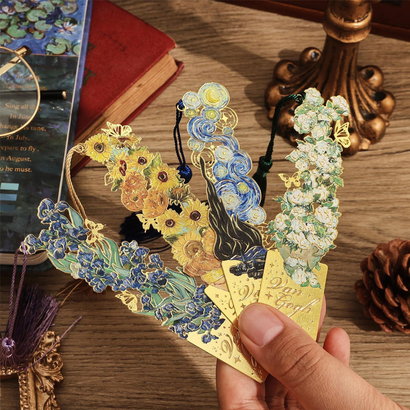 🎨 Van Gogh Hollow boekenlegger – Boekenlegger geïnspireerd op vintage kunst 📚