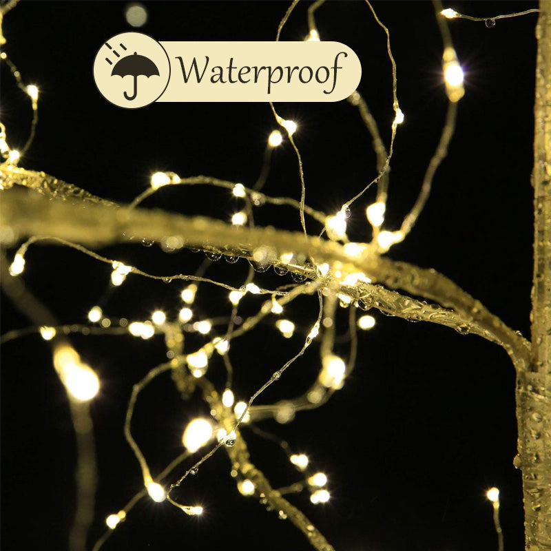 ✨ Betoverende kerstverlichting in de kerstboom 🎄🌟