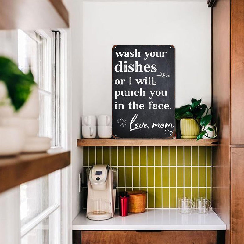 Decoratief plaatje met de tekst "Liefs, mama"