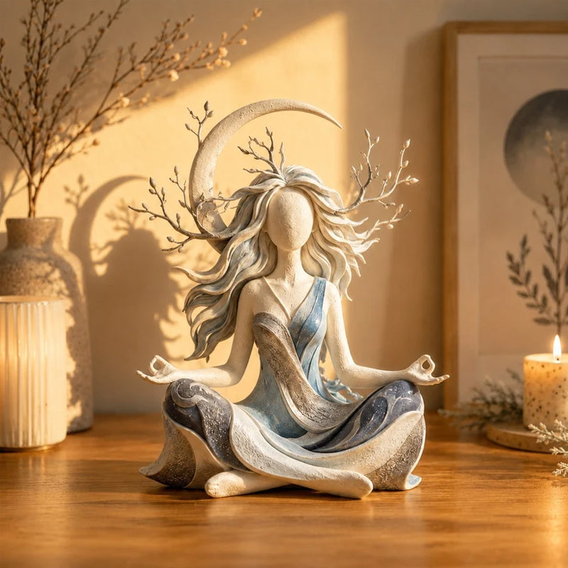 Beeld van de Godin van de Natuur – Artistiek decoratief beeld van de Godin van de Natuur