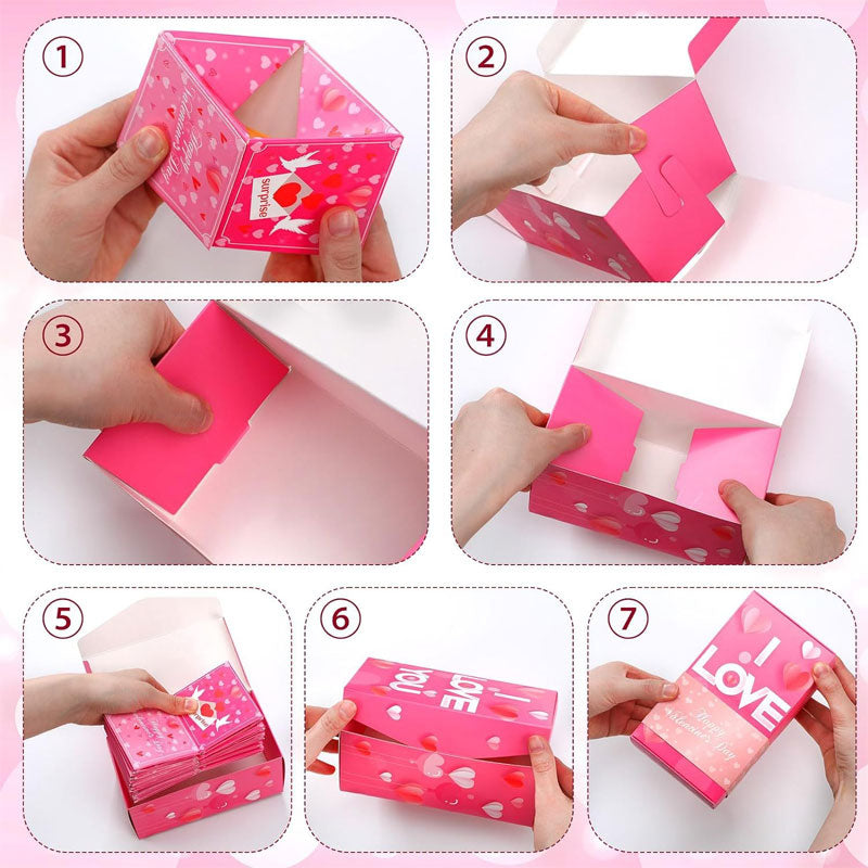 💖 Valentijnsverrassing pop-up cadeaubox