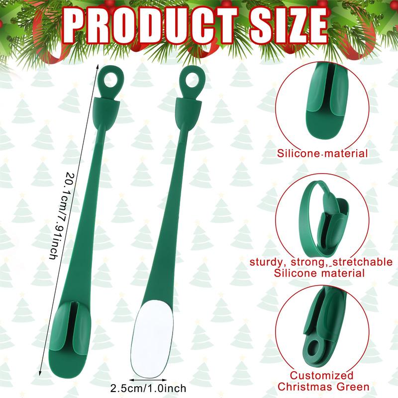 12 stuks kerst siliconen slingerhangerhaken