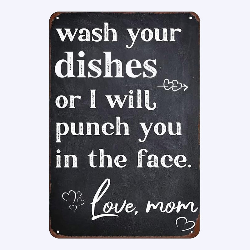 Decoratief plaatje met de tekst "Liefs, mama"