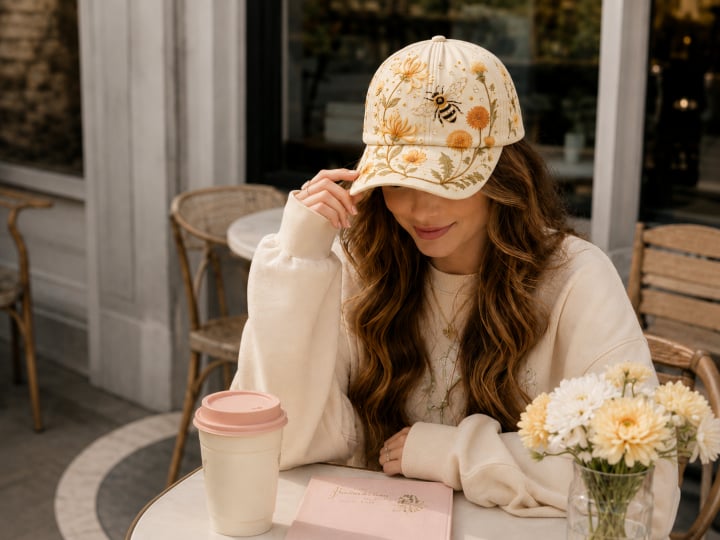 🔥 Laatste dag – 50% korting 🌸🌿 Garden Morning Cap
