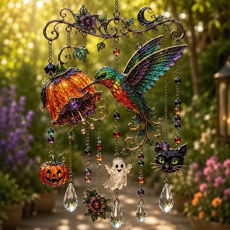 Halloween raamhanger windgong
