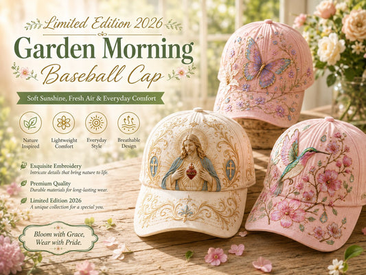 🔥 Laatste dag – 50% korting 🌸🌿 Garden Morning Cap