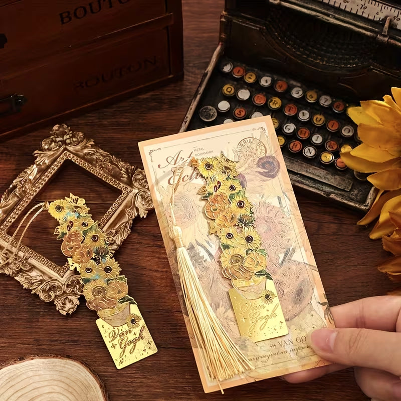 🎨 Van Gogh Hollow boekenlegger – Boekenlegger geïnspireerd op vintage kunst 📚