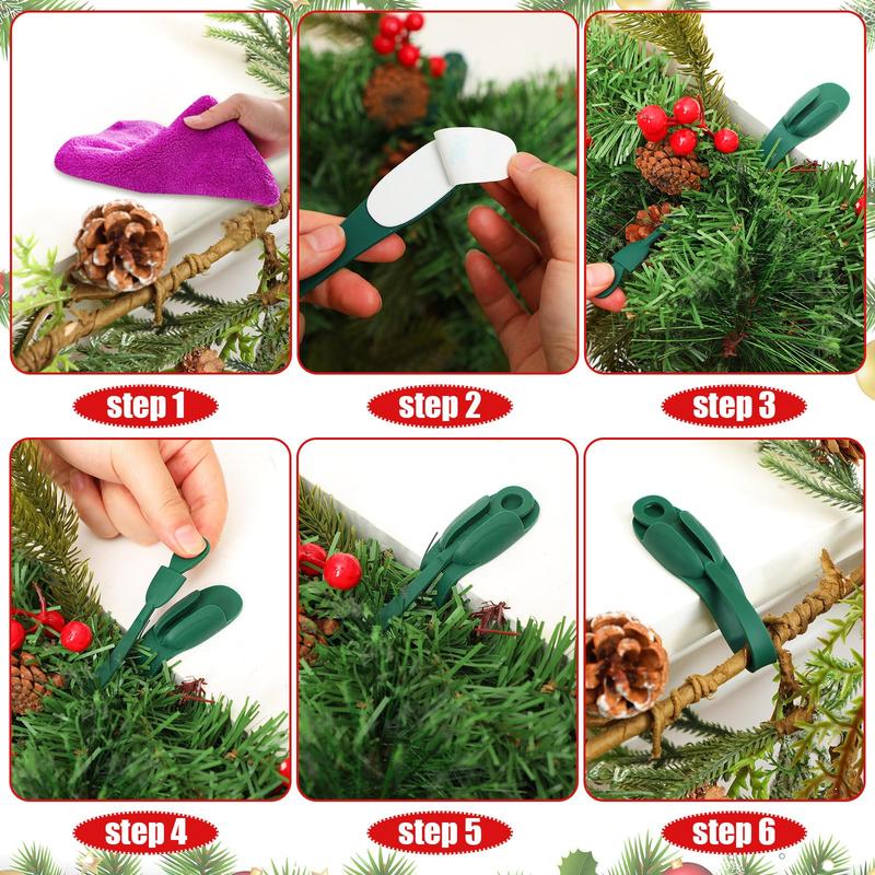 12 stuks kerst siliconen slingerhangerhaken