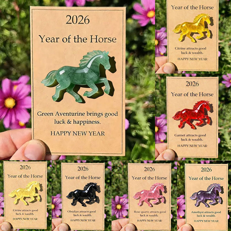 🐎 Kristallen zegenkaart voor het Jaar van het Paard 2026