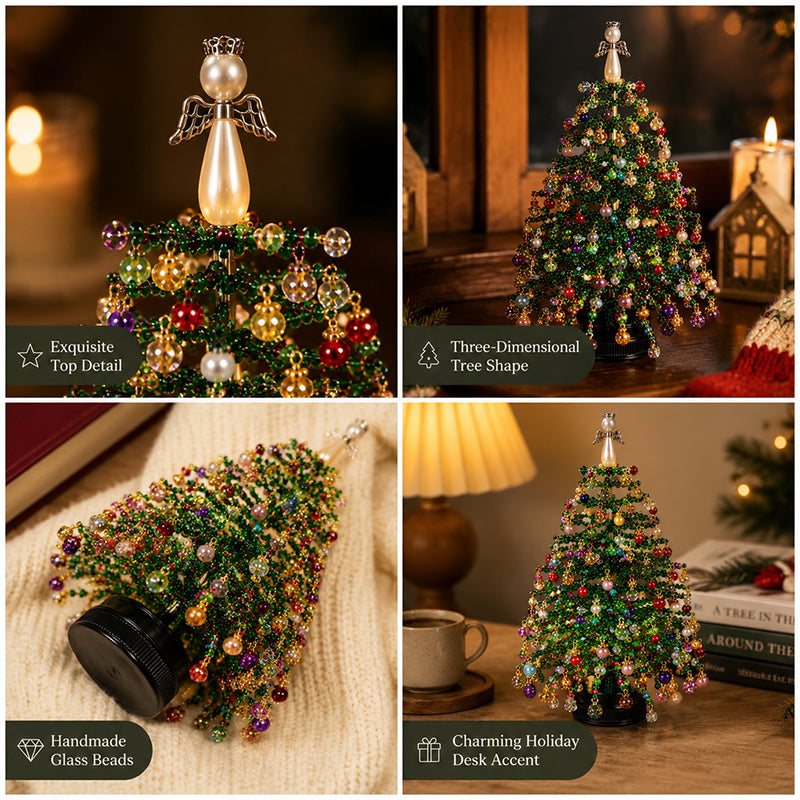 DIY Kerstboomset met kralen