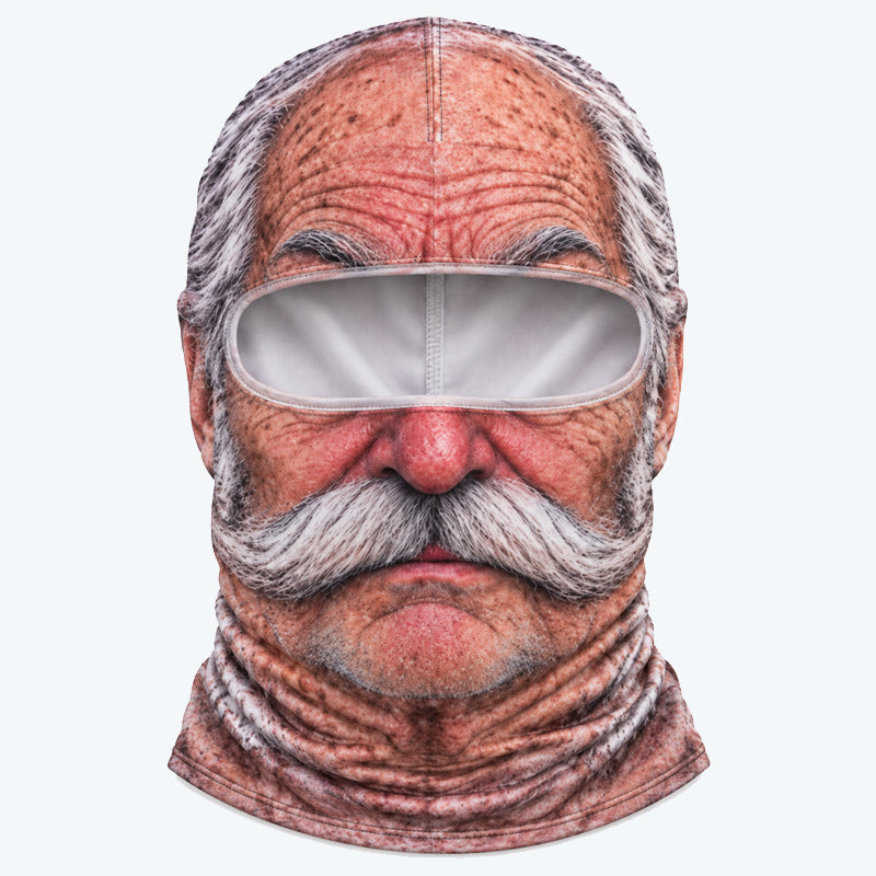 Grappig en realistisch skimasker – hilarische winterse feestoutfit voor buitengroepen