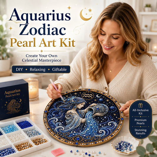 🔥 Parelkunstset met de 12 sterrenbeelden ♈🌙