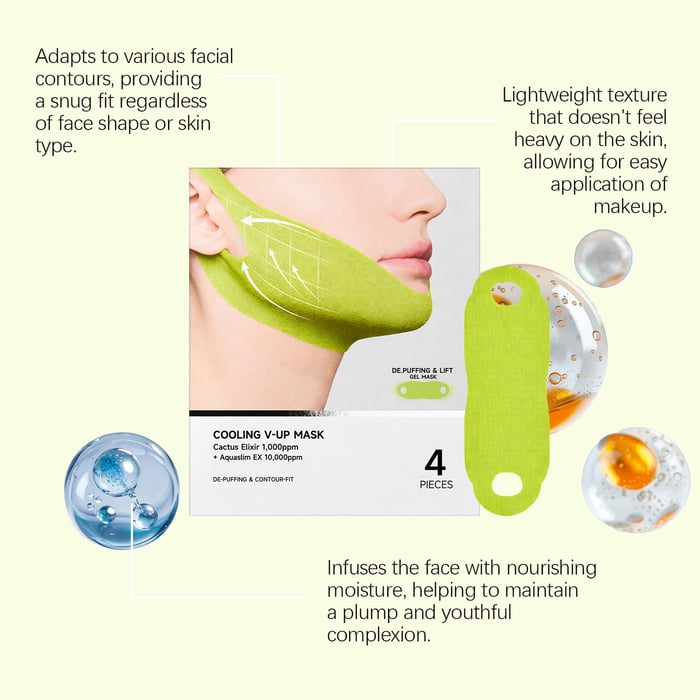 V-liftende mewingband (4 maskers per verpakking)
