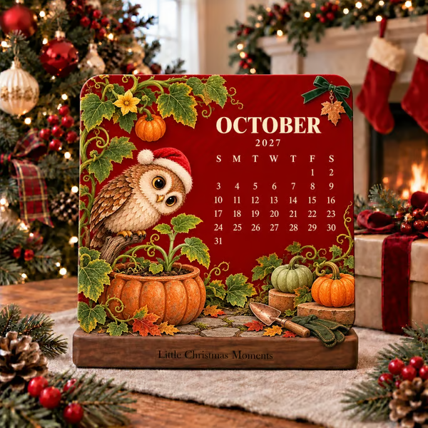 🎄🌱 Kersteditie (limited edition) – Milieuvriendelijke, plantbare "Timeless" zaadkalender 2027 🌸🌿