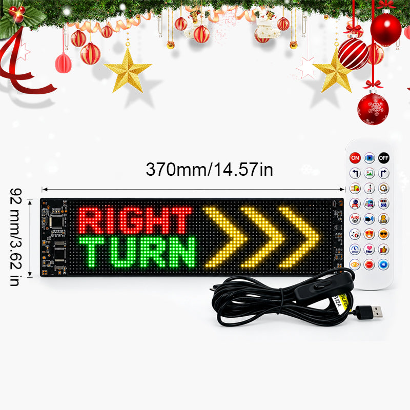 Slimme app-gestuurde kerst-ledpixeldisplay