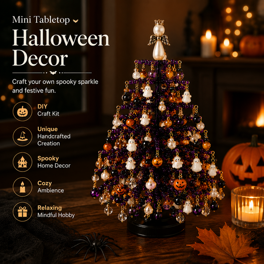 🎃DIY Beaded Halloween Tree Kit🎁