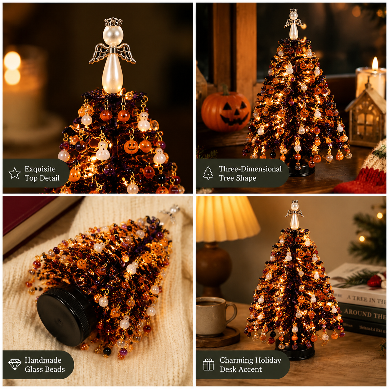 🎃DIY Beaded Halloween Tree Kit🎁