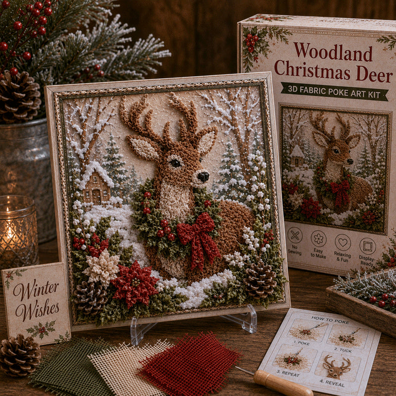 🎁 3D Kerststof Prikkunstset