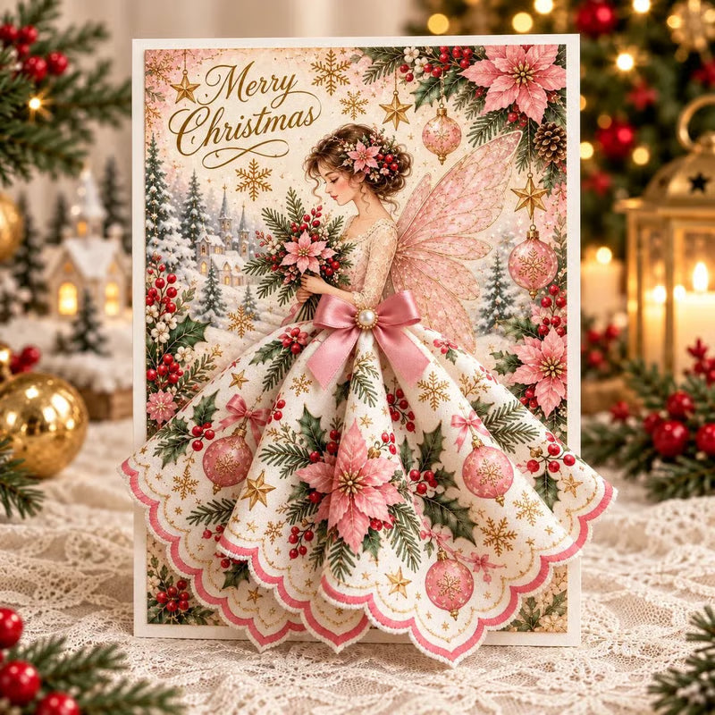 ✨🏆Vroege feestdagenaanbieding: 49% korting👼 3D kerstengel pop-up wenskaart | Een betekenisvol kerstcadeau met envelop en ruimte voor je persoonlijke boodschap 🎄