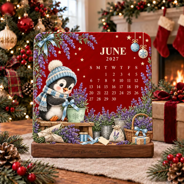 🎄🌱 Kersteditie (limited edition) – Milieuvriendelijke, plantbare "Timeless" zaadkalender 2027 🌸🌿