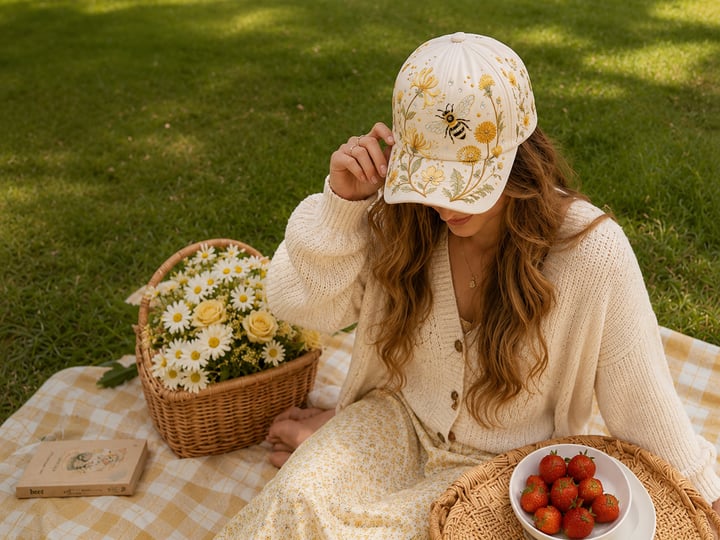 🔥 Laatste dag – 50% korting 🌸🌿 Garden Morning Cap