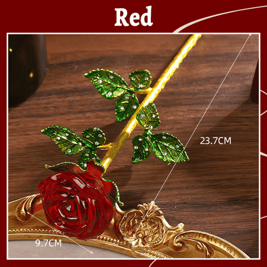 🌹Valentijnsaanbieding: 50% korting💕Forever Blooming Crystal Rose