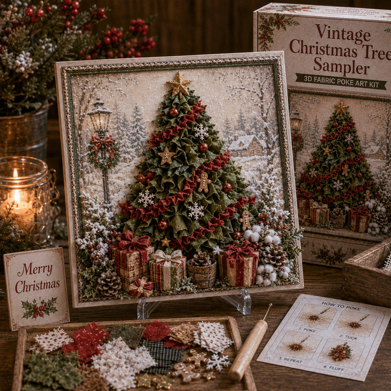 🎁 3D Kerststof Prikkunstset