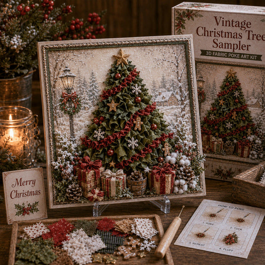 🎁 3D Kerststof Prikkunstset