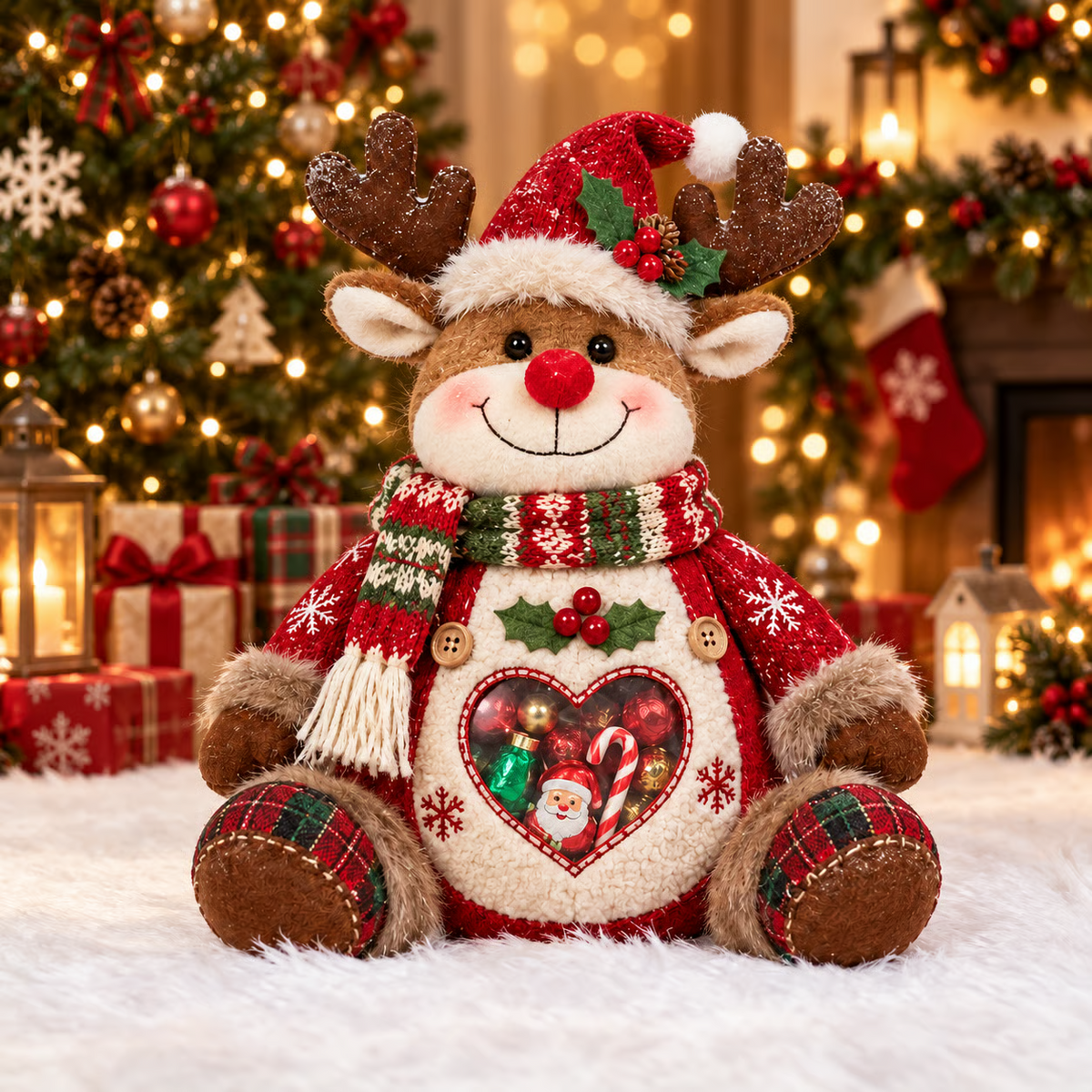 🎅 🎄 Christmas Character Refillable Treat Holder