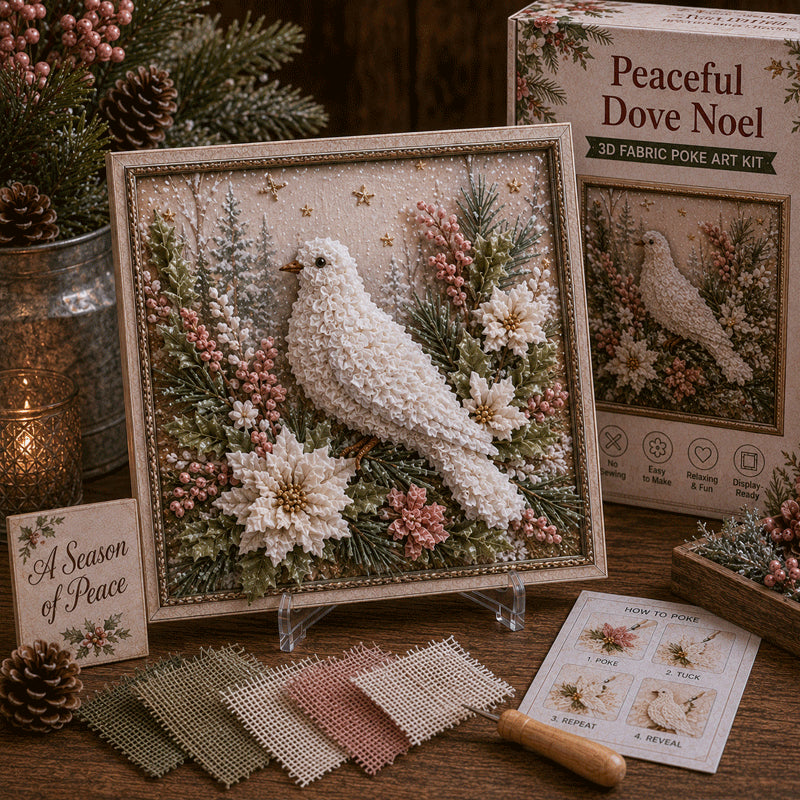 🎁 3D Kerststof Prikkunstset