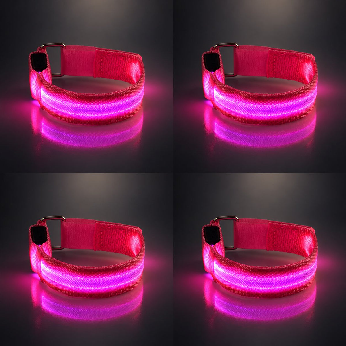 🐎 LED-beenriemen voor paarden – 4 stuks | Veiligheidslampjes voor paardrijden in het donker met een oplaadbare look ✨