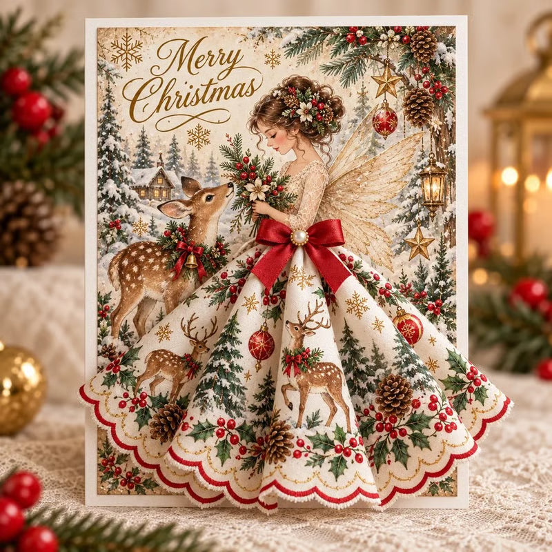 ✨🏆Vroege feestdagenaanbieding: 49% korting👼 3D kerstengel pop-up wenskaart | Een betekenisvol kerstcadeau met envelop en ruimte voor je persoonlijke boodschap 🎄
