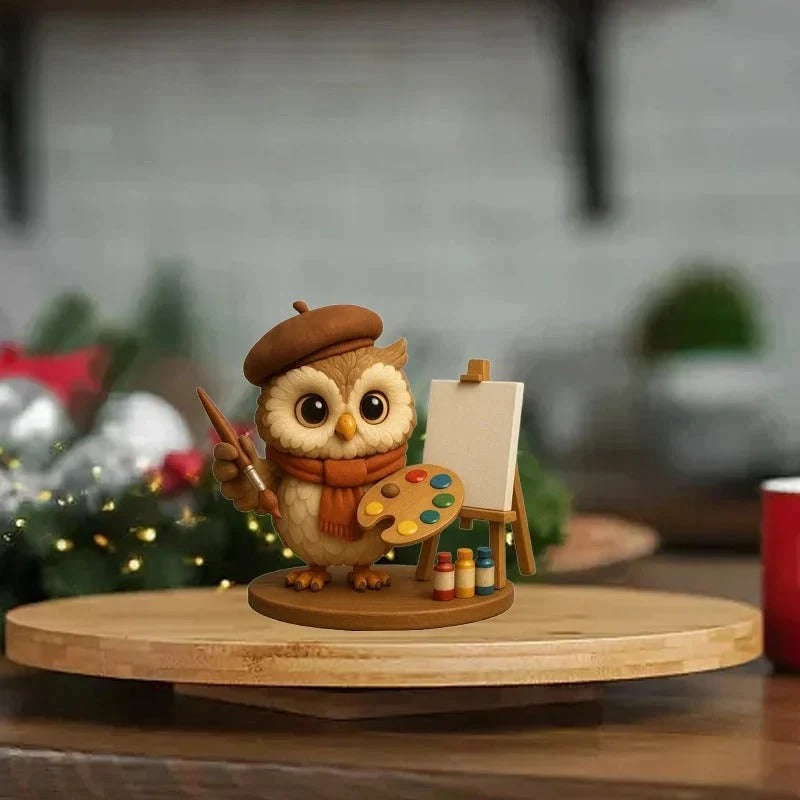 🦉Uilen Adventskalender 2026 – 24 dagen aftellen naar Kerstmis met verzamelbare uilenbeeldjes