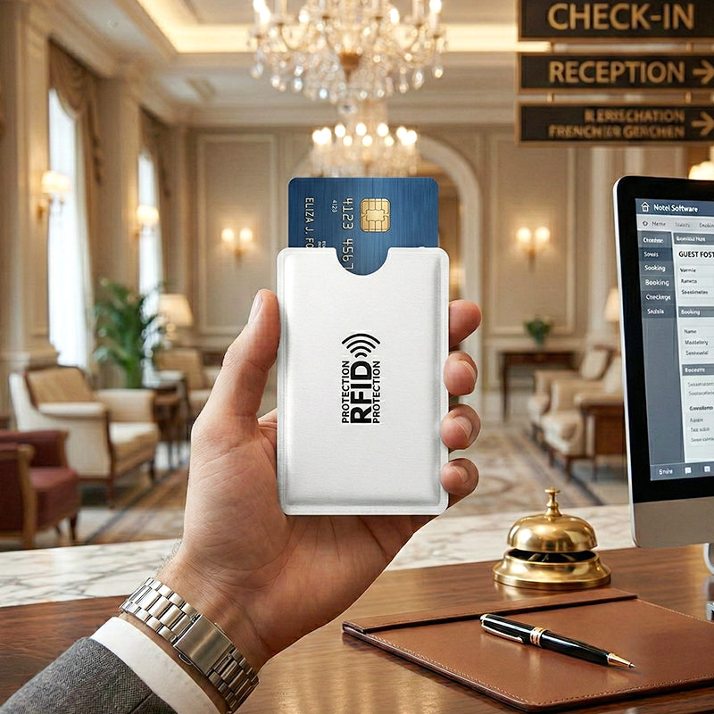 🚨 RFID-kaarthouder: blokkeert scanners en beschermt uw gegevens 💳❌